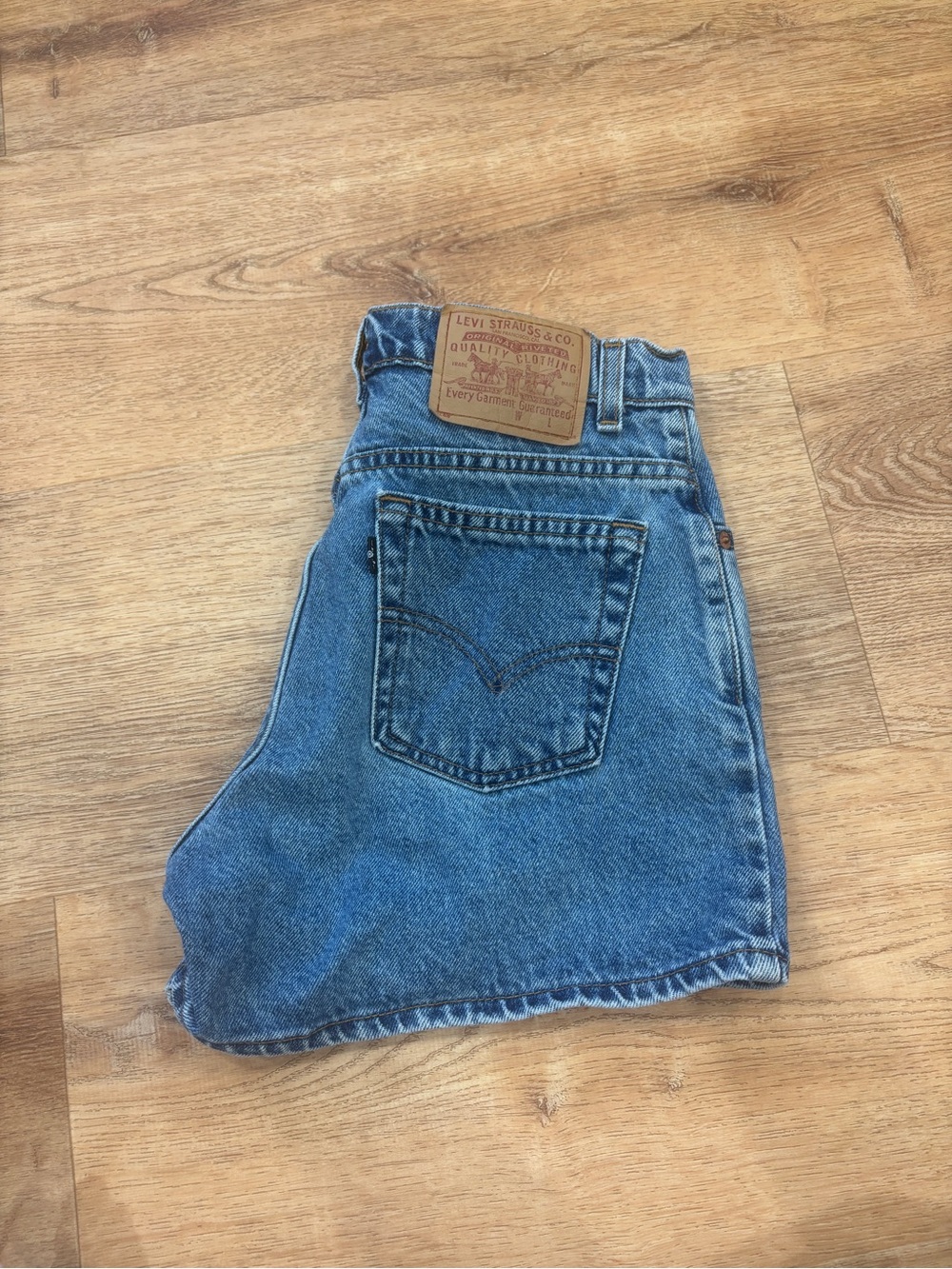 Levi's Blue Denim Jean Shorts